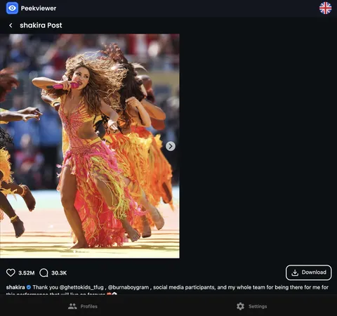 Peekviewer userspace showing an Instagram profile without the comment section mess. Peekviewer userspace showing an Instagram profile without the comment section mess.