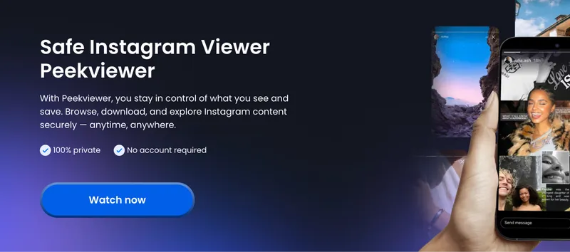 Peekviewer userspace used to browse Instagram without adding your own personal data Peekviewer userspace used to browse Instagram without adding your own personal data