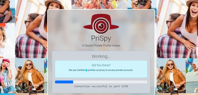 Is InstaSpy legit? A fake-looking "scanning" animation Is InstaSpy legit? A fake-looking "scanning" animation