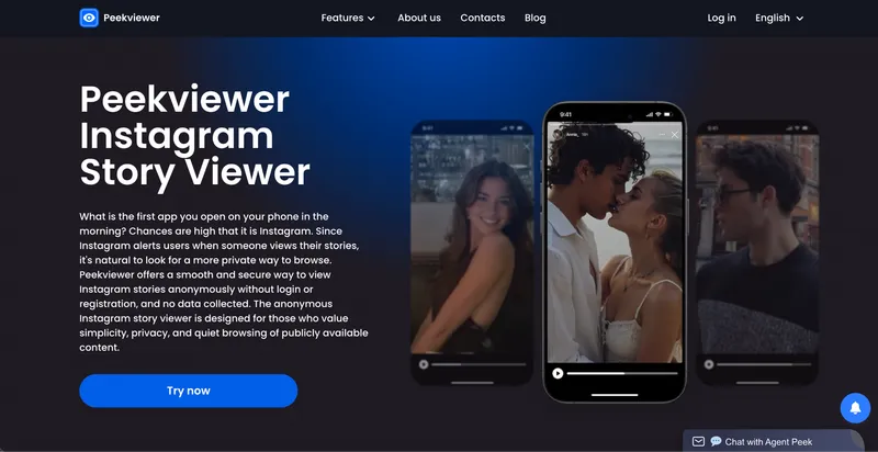Private story viewer to watch content anonymously with Peekviewer Private story viewer to watch content anonymously with Peekviewer