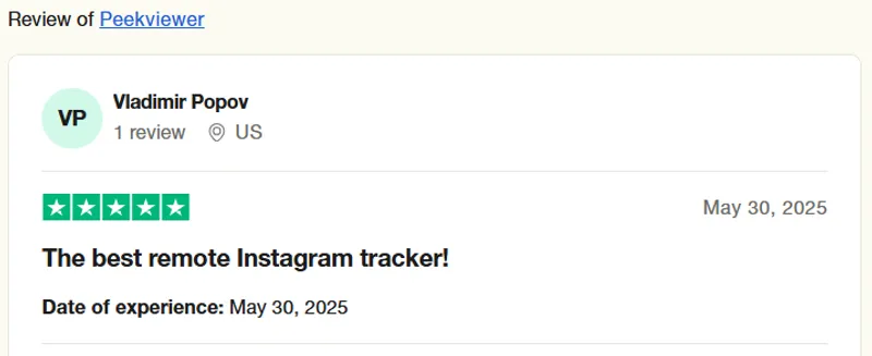 Peekviewer real customer reviews on Trustpilot