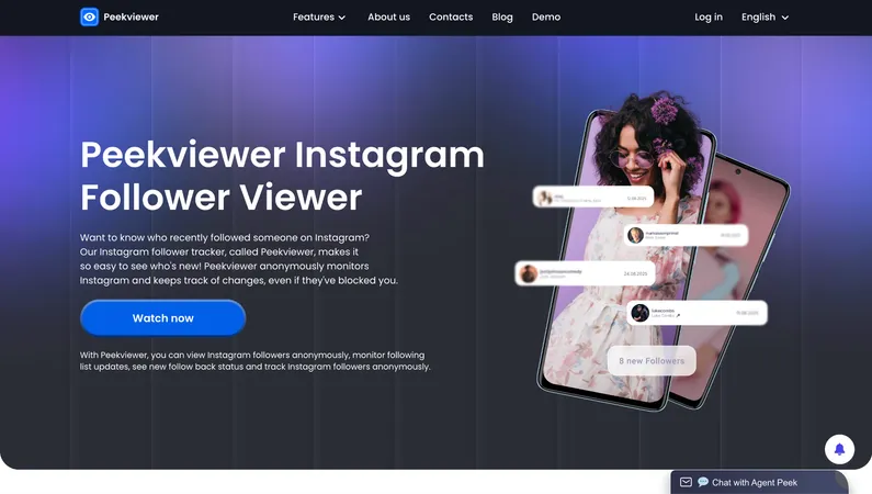 How to see who your boyfriend recently followed on Instagram? Use Peekviewer following tracker