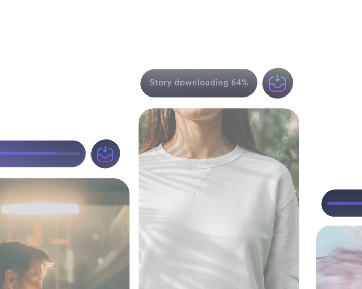 download instagram content progress