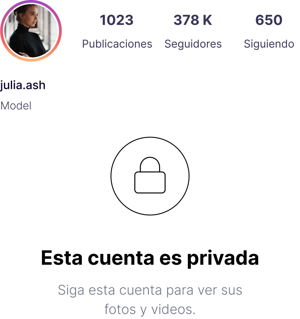 Private Instagram Account Image