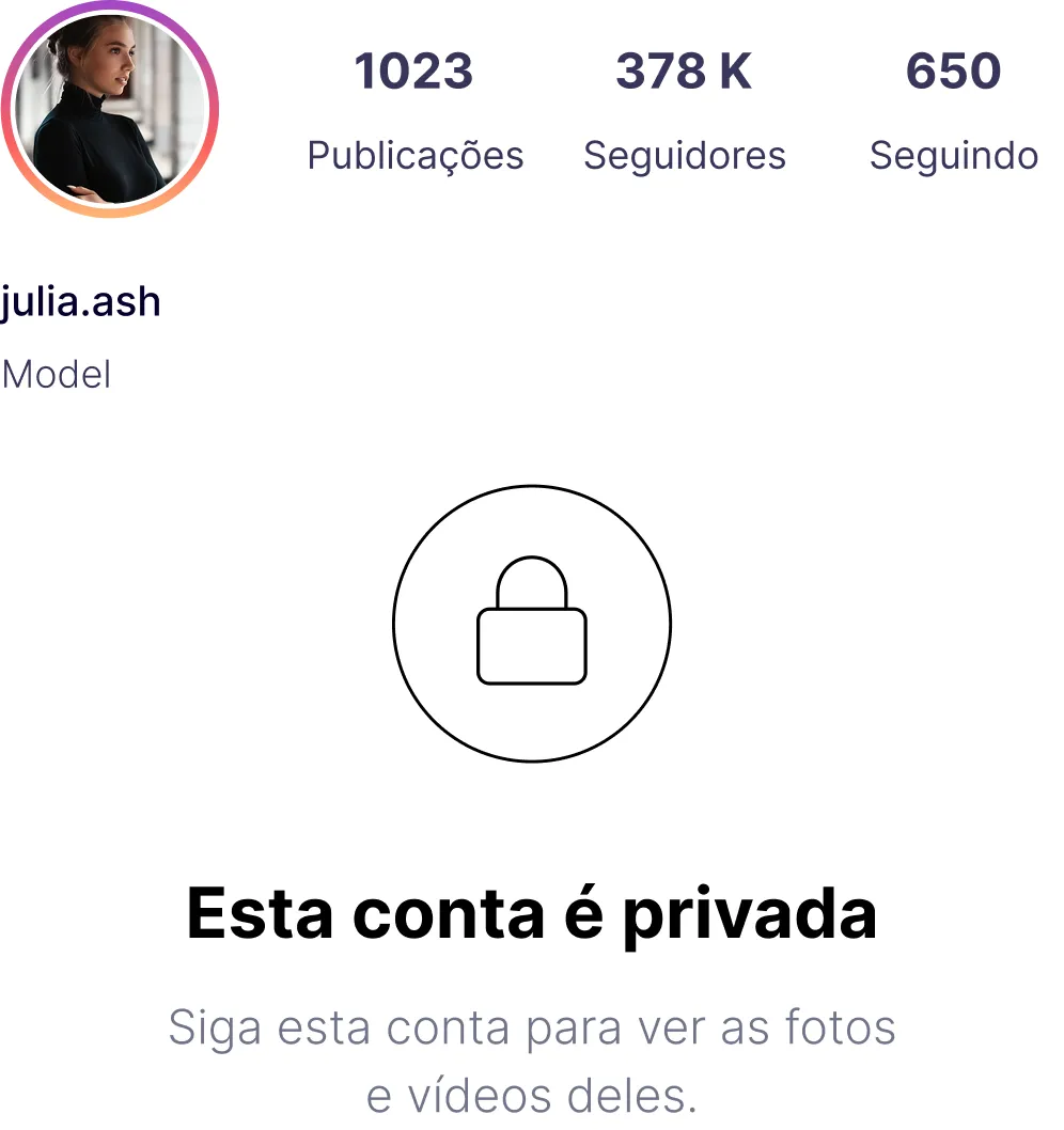 Private Instagram Account Image